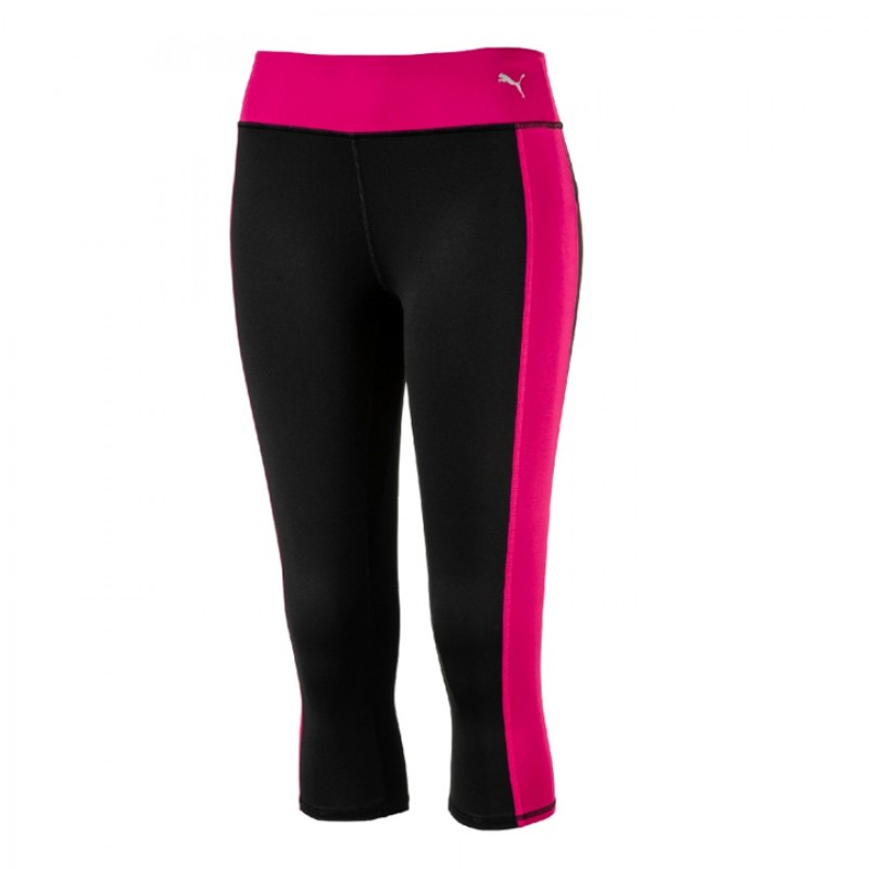 Jual Celana Training Wanita Puma Wmns Essential 3 Quarter Tights Black Pink Original 515143 08 - hoopspoint.com